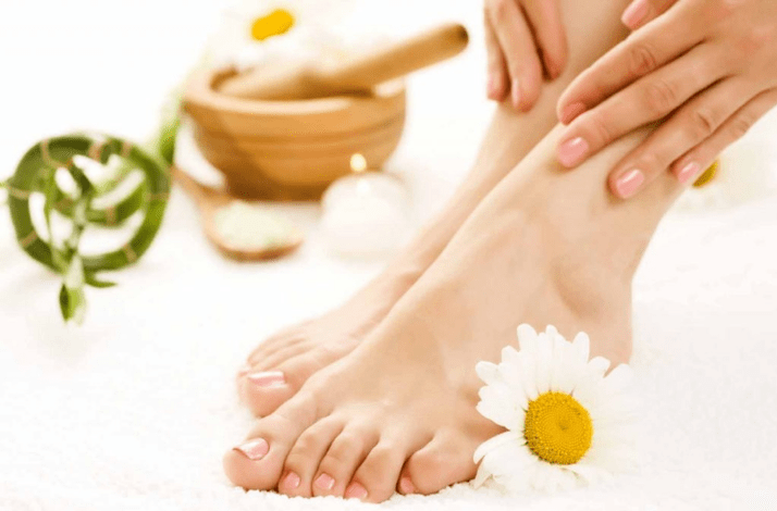 Personal hygiene rules as a fungus prevention in the legs